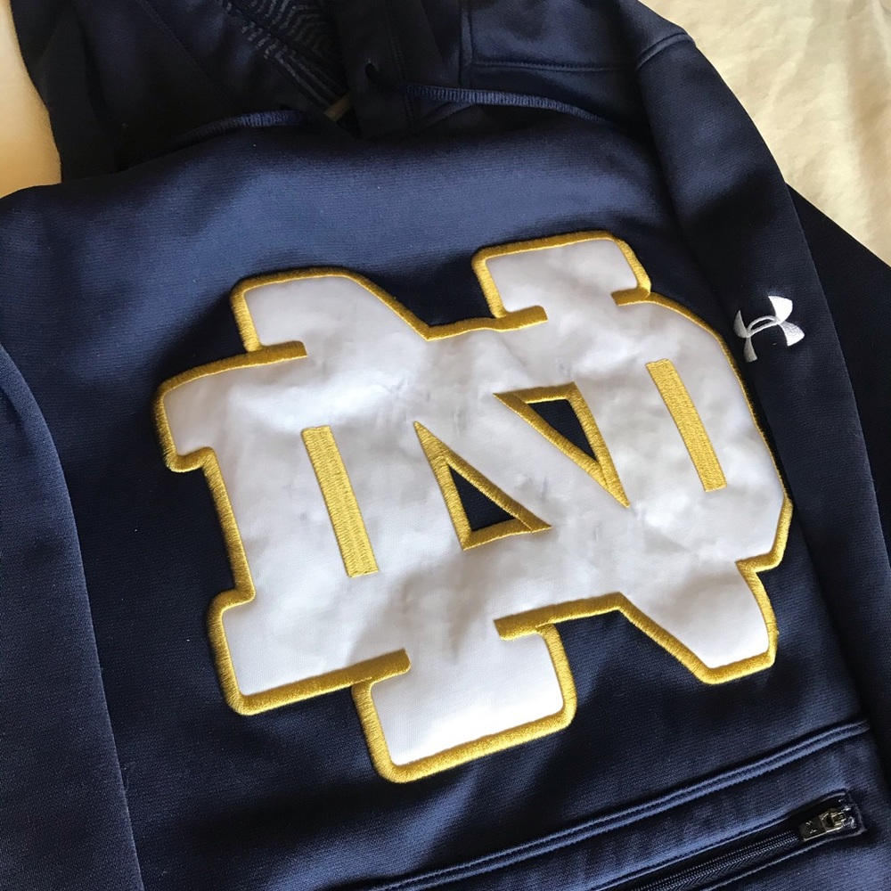 Notre Dame under armour Hoodie cold gear